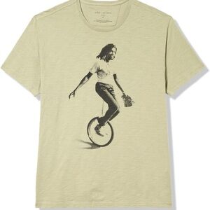 John Varvatos Olive Graphic Tee